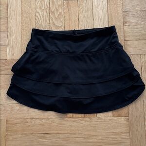 Athleta Black tennis skort